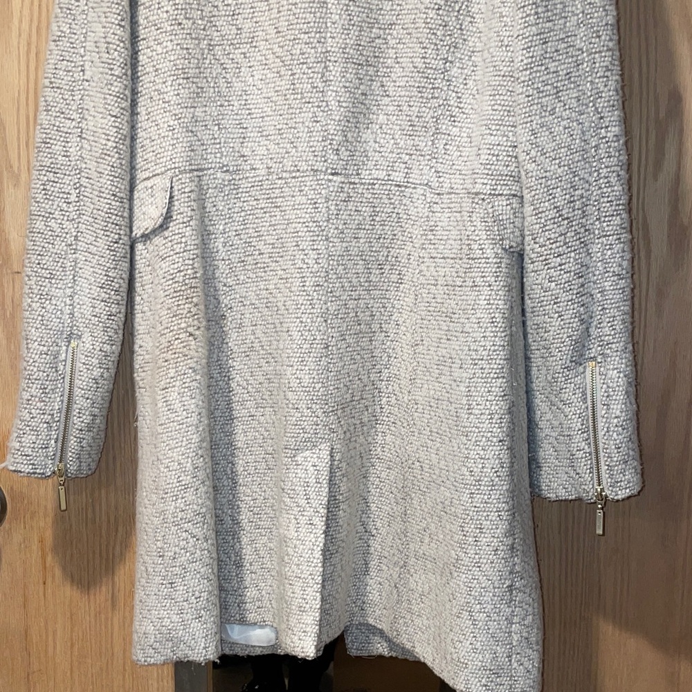Cloud Dancer Tweed Boucle Coat Size 14 - Picture 5 of 10
